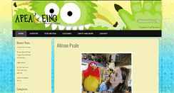 Desktop Screenshot of apealeingproductions.com