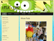 Tablet Screenshot of apealeingproductions.com